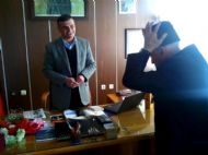 Kore Gazisi Ahmet İlhan COŞKUNVARDAR’ dan Belediye Başkanımıza ziyaret…