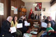 Dikiş-nakış kursiyerlerine sertifikaları verildi…