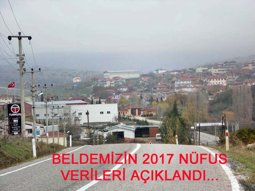 Beldemizin 2017 yılı nüfus verileri açıklandı...