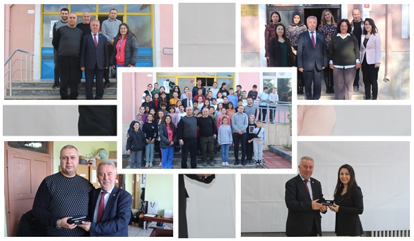 Belediye başkanımız Hüseyin KASAP Öğretmenler Günü dolayısıyla Üsküp Atatürk İlkokulu ve Ortaokulu öğretmenlerini ziyaret etti…