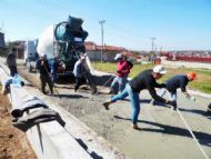 Çeşme Sokak ve Ihlamur Sokak’taki park-yol çalışmaları devam ediyor…