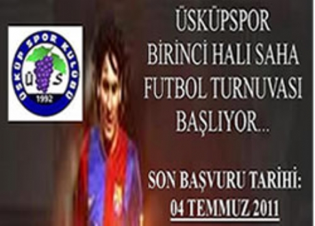 Üsküp Spor Halı Saha Turnuvası başlıyor.