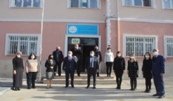 MEB Bakan Danışmanı Erhan ANGIN ve İl Milli Eğitim Müdürü Hüseyin KALKAN Üsküp Atatürk İlkokulu’nu ziyaret etti…
