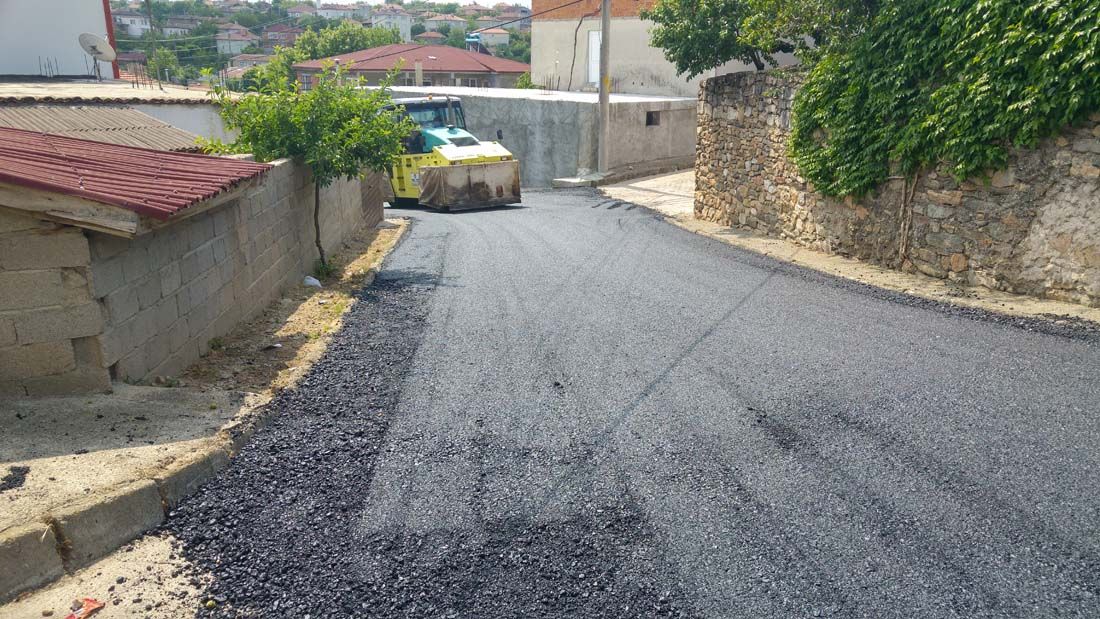 BSK SICAK ASFALT ÇALIŞMALARI (İLK ETAP SONU)