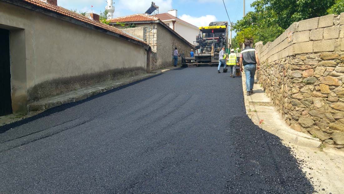 BSK SICAK ASFALT ÇALIŞMALARI (İLK ETAP SONU)