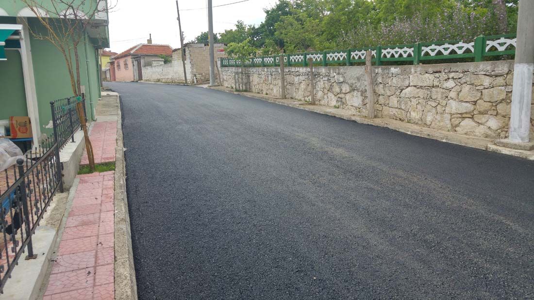 BSK SICAK ASFALT ÇALIŞMALARI (İLK ETAP SONU)