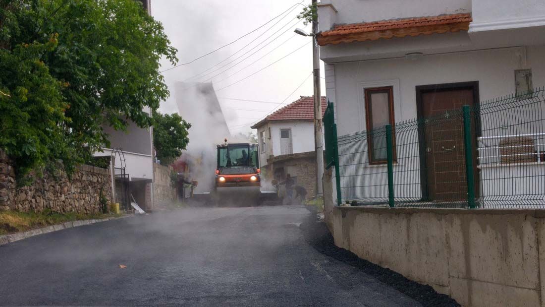 BSK SICAK ASFALT ÇALIŞMALARI (İLK ETAP SONU)