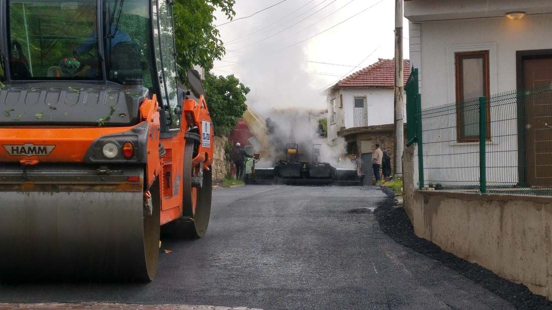 BSK SICAK ASFALT ÇALIŞMALARI (İLK ETAP SONU)