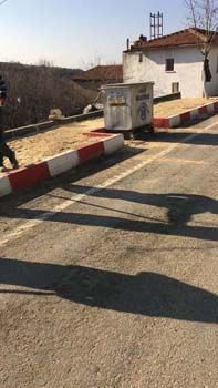 Kırklareli Caddesi tretuvar çalışmaları 