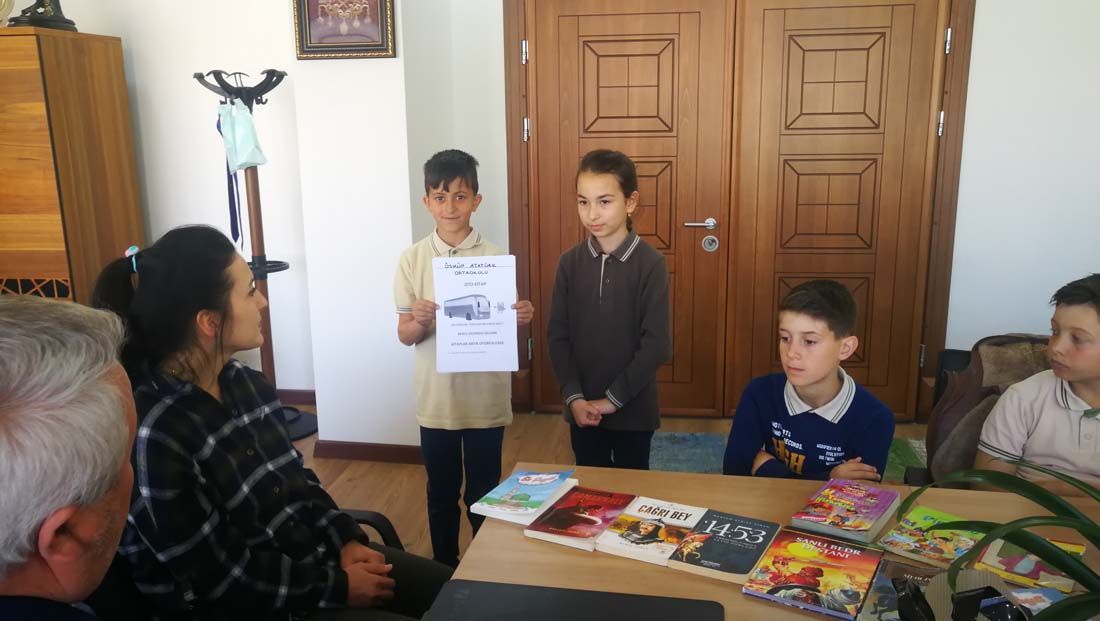 Öğrencilerimizden "Oto Kitap" Kampanyası