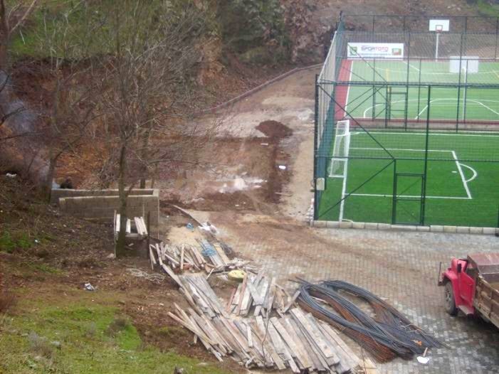 Spor Kompeksimiz için soyunma odası çalışmaları başladı