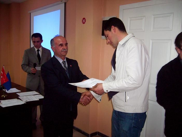 Asma Yetiştiriciliği kursunun sertifika töreni gerçekleştirildi