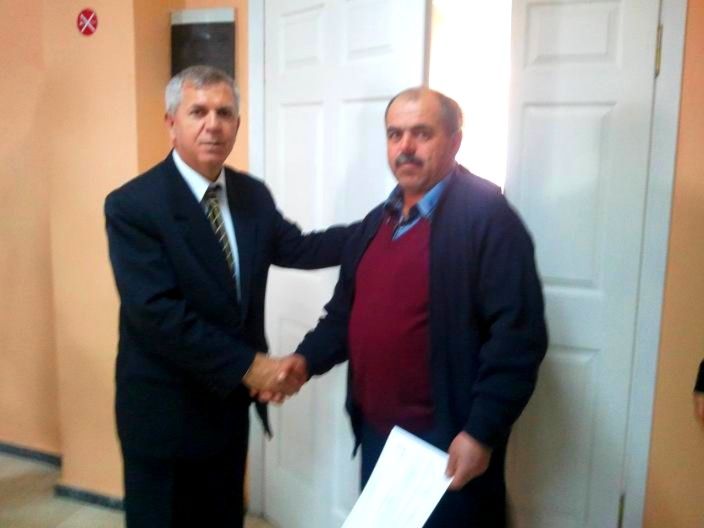 Asma Yetiştiriciliği kursunun sertifika töreni gerçekleştirildi