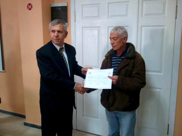 Asma Yetiştiriciliği kursunun sertifika töreni gerçekleştirildi