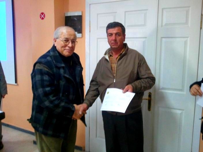 Asma Yetiştiriciliği kursunun sertifika töreni gerçekleştirildi