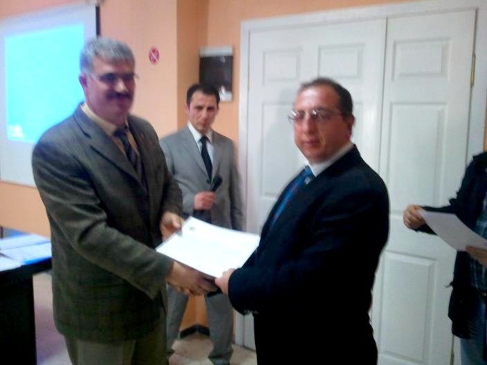 Asma Yetiştiriciliği kursunun sertifika töreni gerçekleştirildi