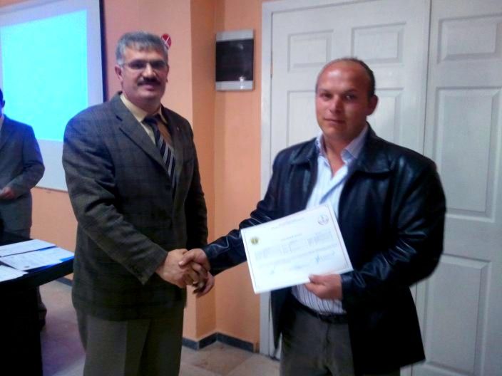 Asma Yetiştiriciliği kursunun sertifika töreni gerçekleştirildi