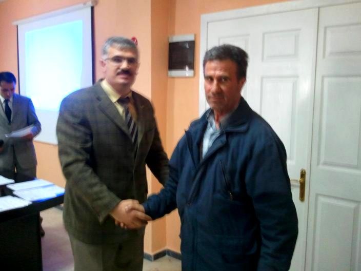 Asma Yetiştiriciliği kursunun sertifika töreni gerçekleştirildi