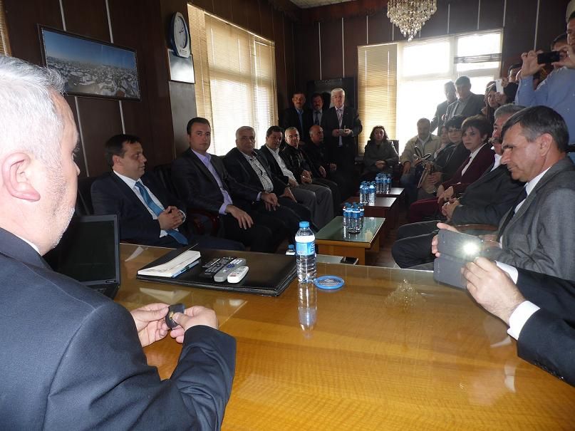 Belediyemizde devir teslim töreni