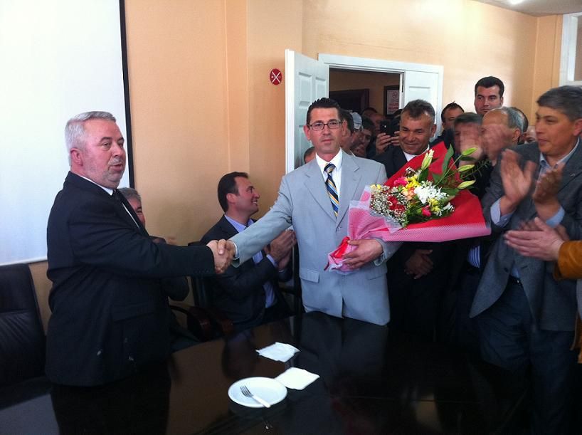 Belediyemizde devir teslim töreni