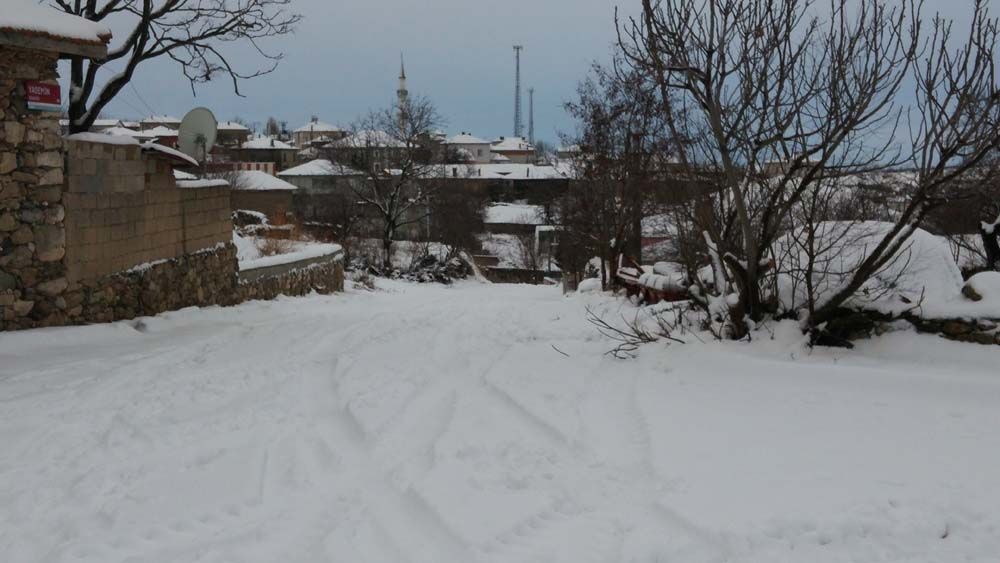 Üsküp'te kar yağışı etkili oldu