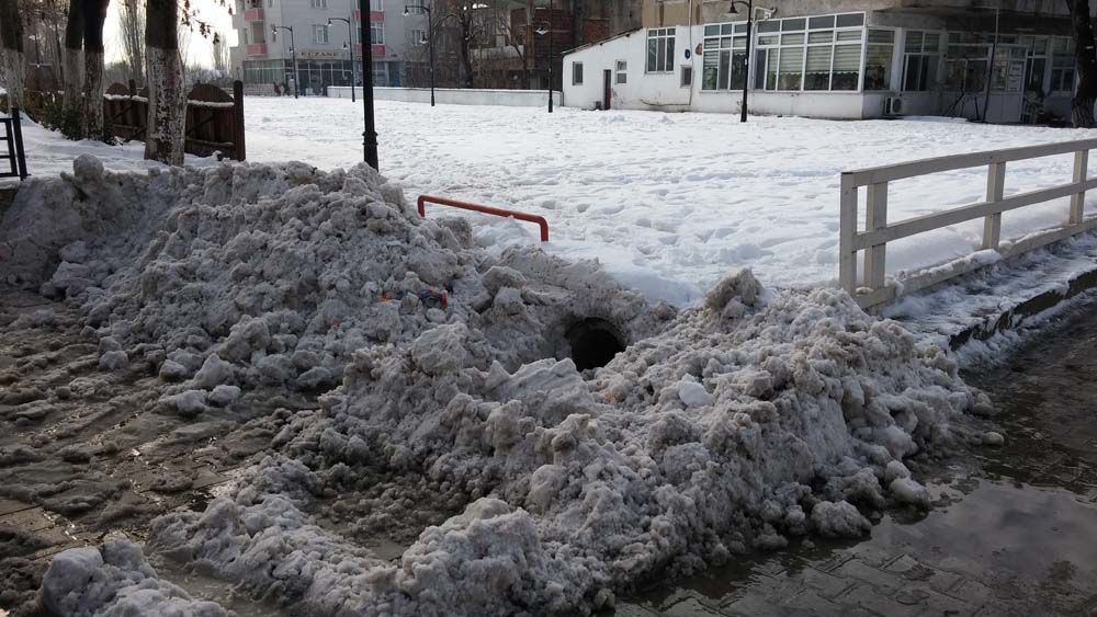 Üsküp'te kar yağışı etkili oldu