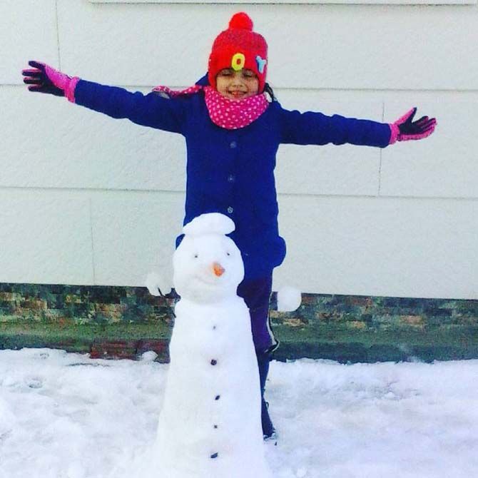 Üsküp'te kar yağışı etkili oldu