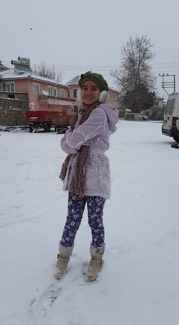 Üsküp'te kar yağışı etkili oldu