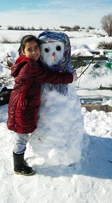 Üsküp'te kar yağışı etkili oldu