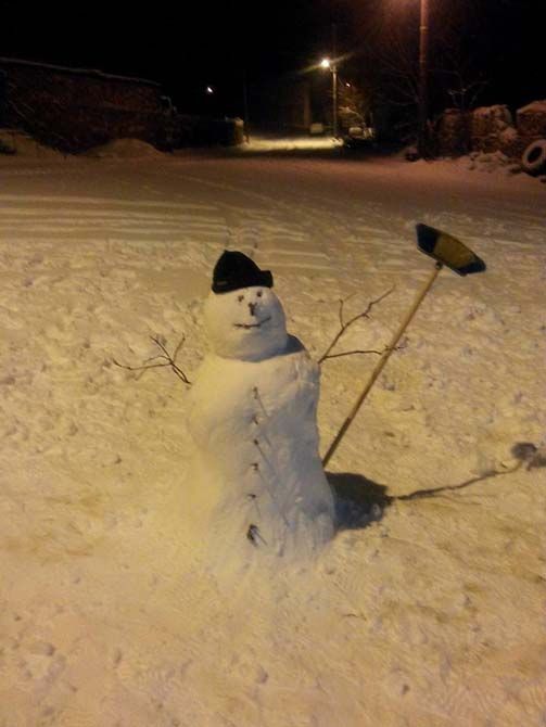 Üsküp'te kar yağışı etkili oldu