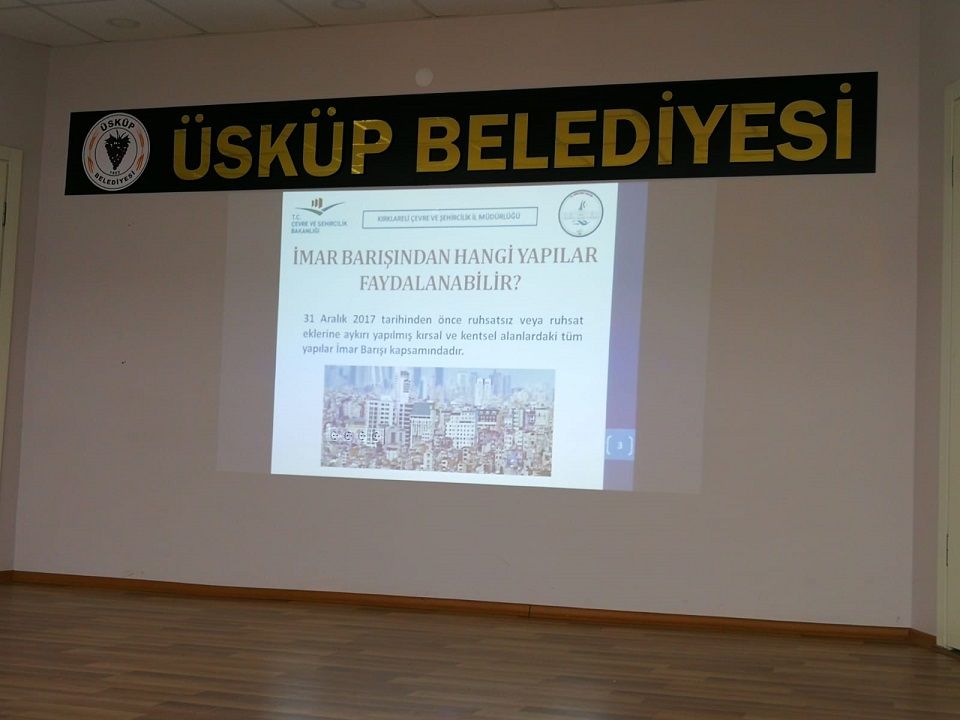 "İmar Barışı" Bilgilendirme Toplantısı