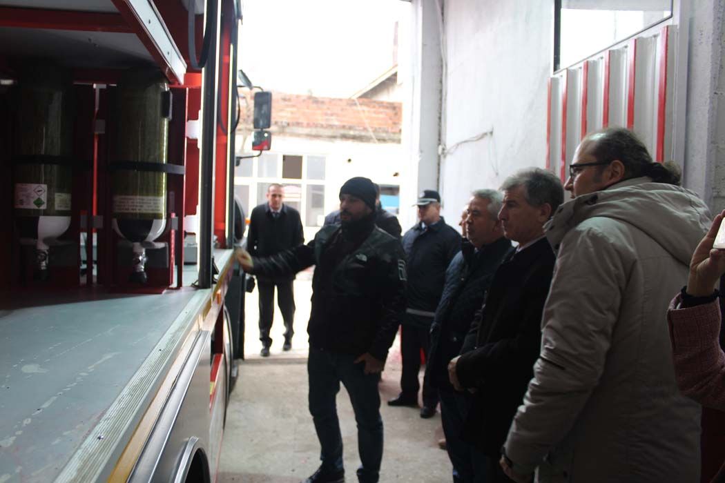 AB Projesi Yangın Söndürme Araçları Teslimi ve Seminer