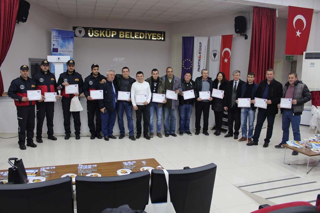 AB Projesi Yangın Söndürme Araçları Teslimi ve Seminer