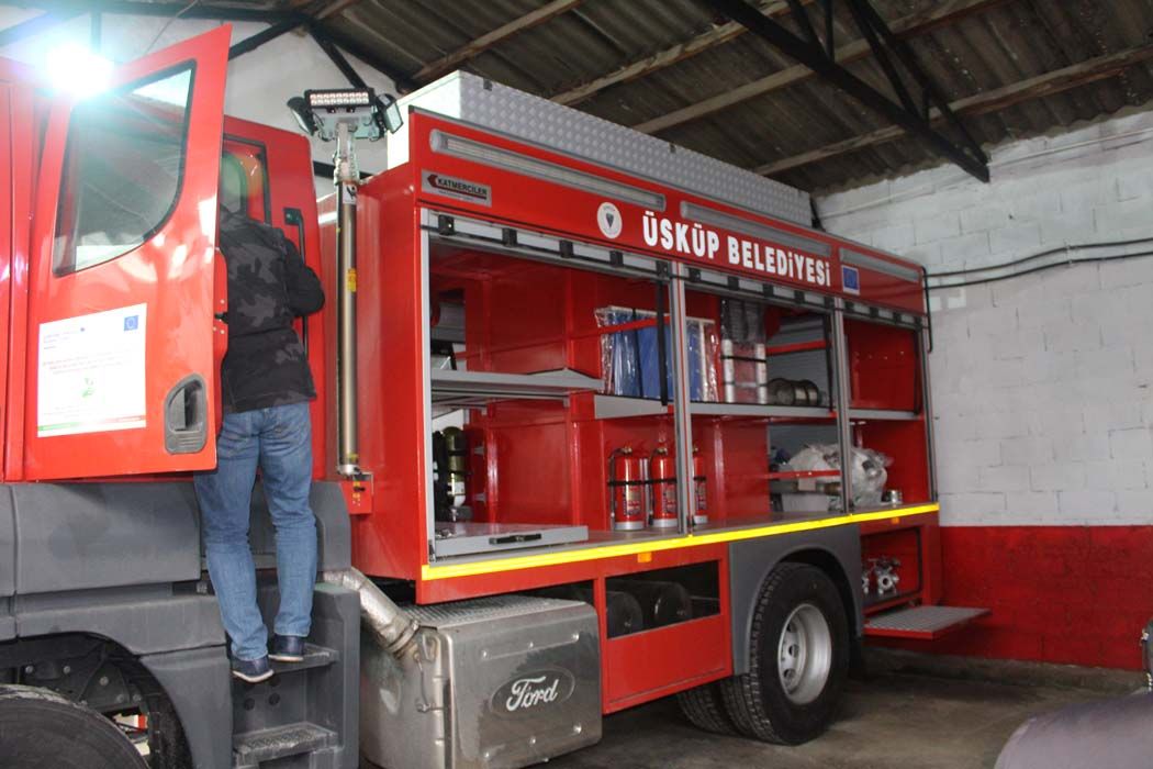 AB Projesi Yangın Söndürme Araçları Teslimi ve Seminer