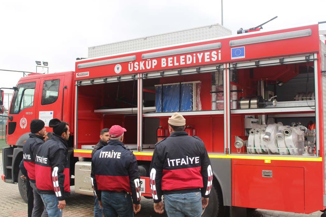 AB Projesi Yangın Söndürme Araçları Teslimi ve Seminer