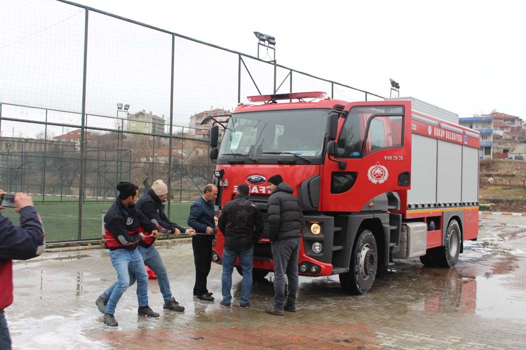 AB Projesi Yangın Söndürme Araçları Teslimi ve Seminer