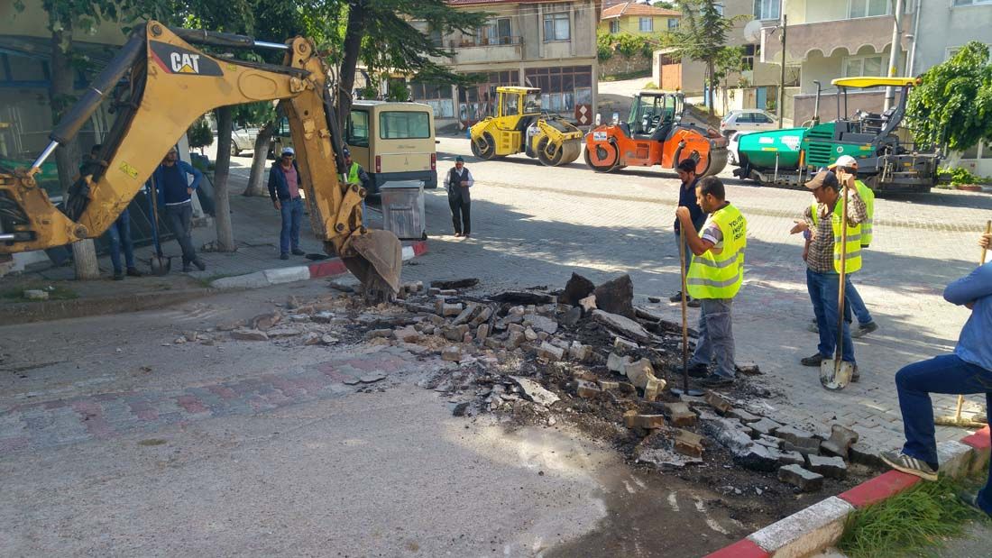 BSK SICAK ASFALT ÇALIŞMALARI (BAŞLANGIÇ)