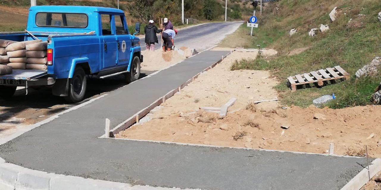 Belediye Caddesi Yol ve Kaldırım Düzenlemesi 