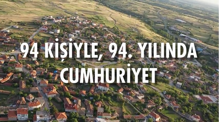 “94 kişiyle Cumhuriyetimizin 94’üncü yılı” kısa filmi