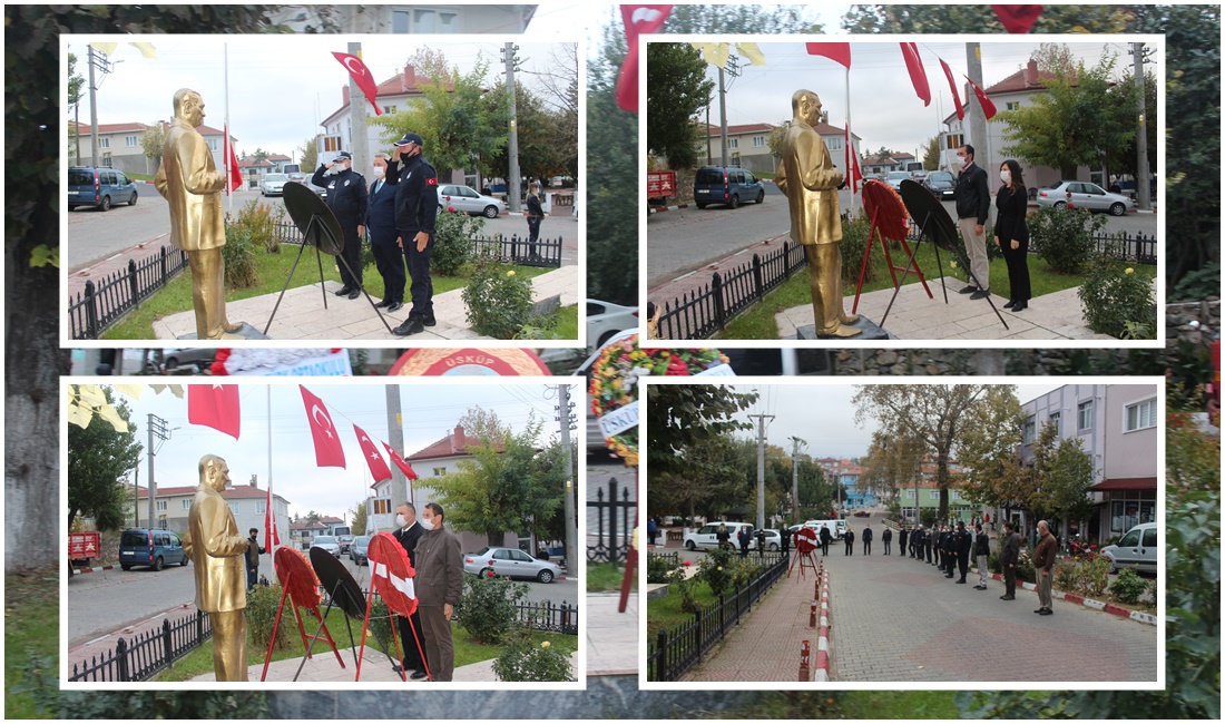 Gazi Mustafa Kemal ATATÜRK ebediyete intikalinin 82’nci yıl dönümünde Beldemizde saygıyla anıldı…