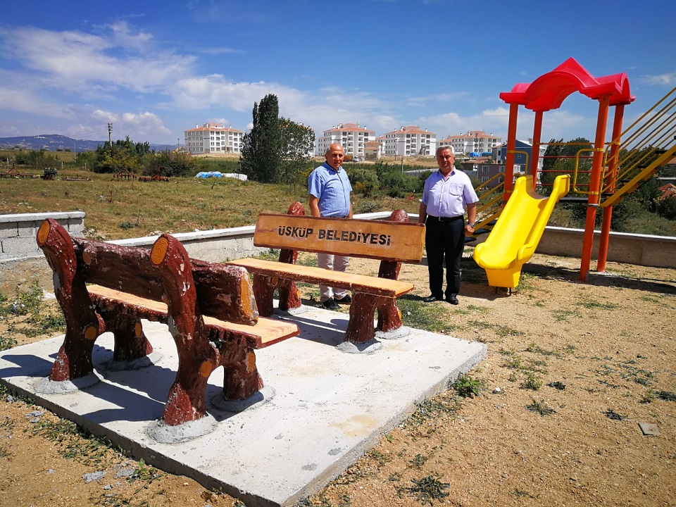 Mehmetçavuş Mahallesi Kuru Çeşme Sokak'ta park çalışması…