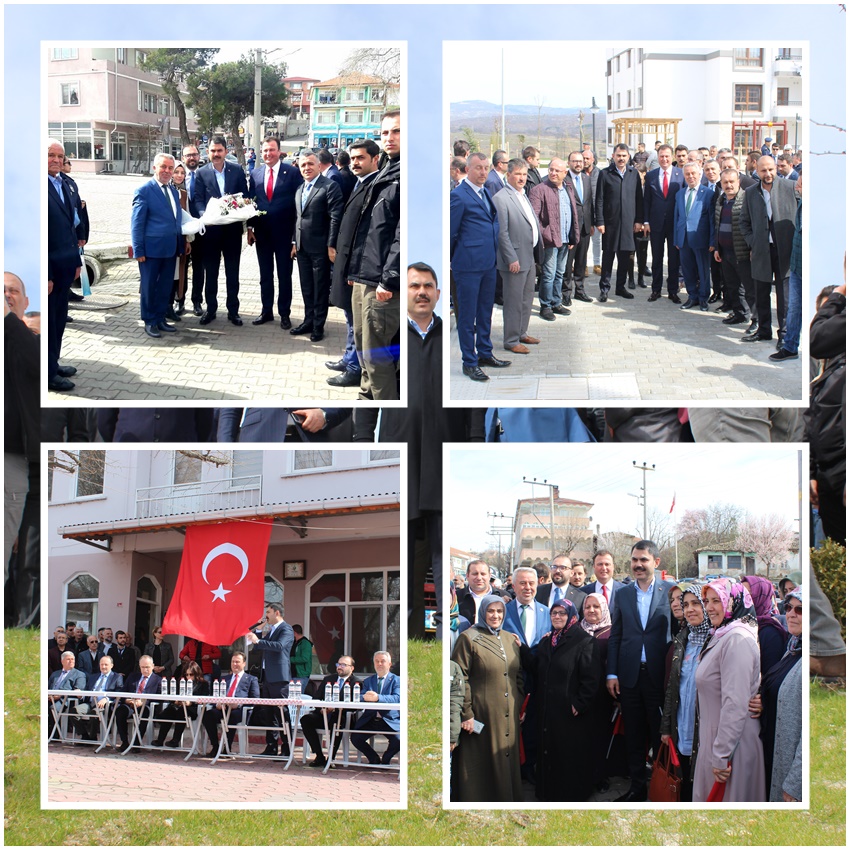 Çevre ve Şehircilik Bakanı Murat KURUM Beldemizi ziyaret etti…