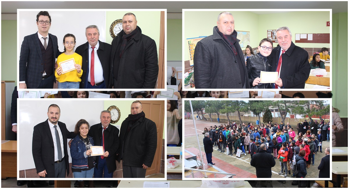 Belediye Başkanımız Hüseyin öğrencilerimizin karne heyecanına ortak oldu…