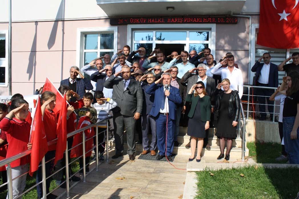 Üsküp, Barış Pınarı Harekatında şanlı ordumuzun yanında….