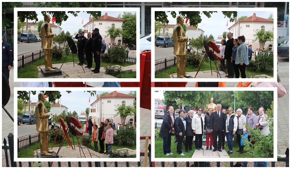 19 Mayıs Atatürk’ü Anma Gençlik ve Spor Bayramı çelenk töreni yapıldı…