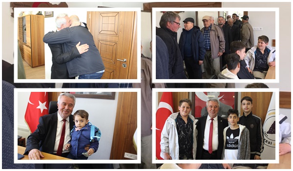 Belediyemizde Ramazan Bayramı bayramlaşma töreni bayramın birinci günü yapıldı…