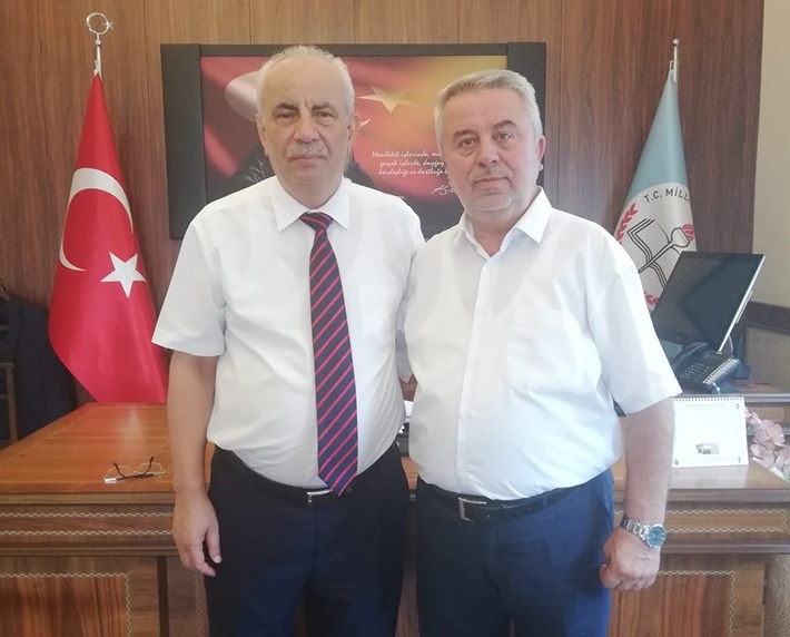 Belediye Başkanımızdan, İl Milli Eğitim Müdürü Hüseyin KALKAN'a tebrik ziyareti…