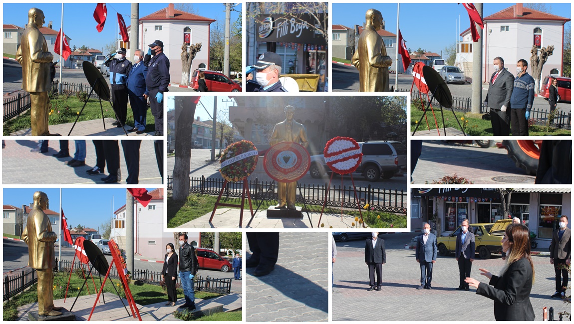Ulusal Egemenlik ve Çocuk Bayramı çelenk töreni düzenlendi…