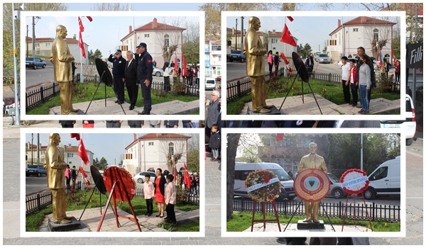 Ulusal Egemenlik ve Çocuk Bayramı çelenk töreni düzenlendi…