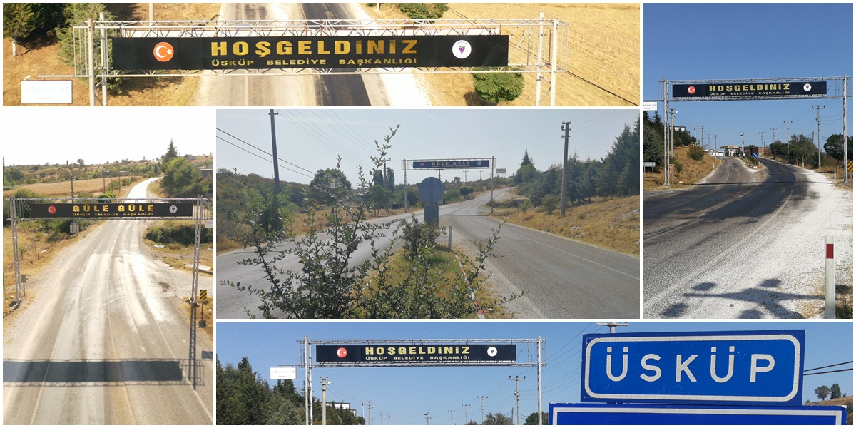 Beldemizin Kırklareli yolu üzerindeki giriş takı yenilendi…